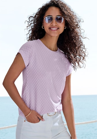 VIVANCE Shirt in Purple: front