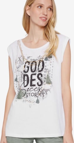 Soccx Paita 'Egyptian Goddess' värissä valkoinen: etupuoli