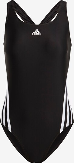 Sportinis maudymosi kostiumėlis '3-Stripes' iš ADIDAS SPORTSWEAR, spalva – juoda / balta, Prekių apžvalga