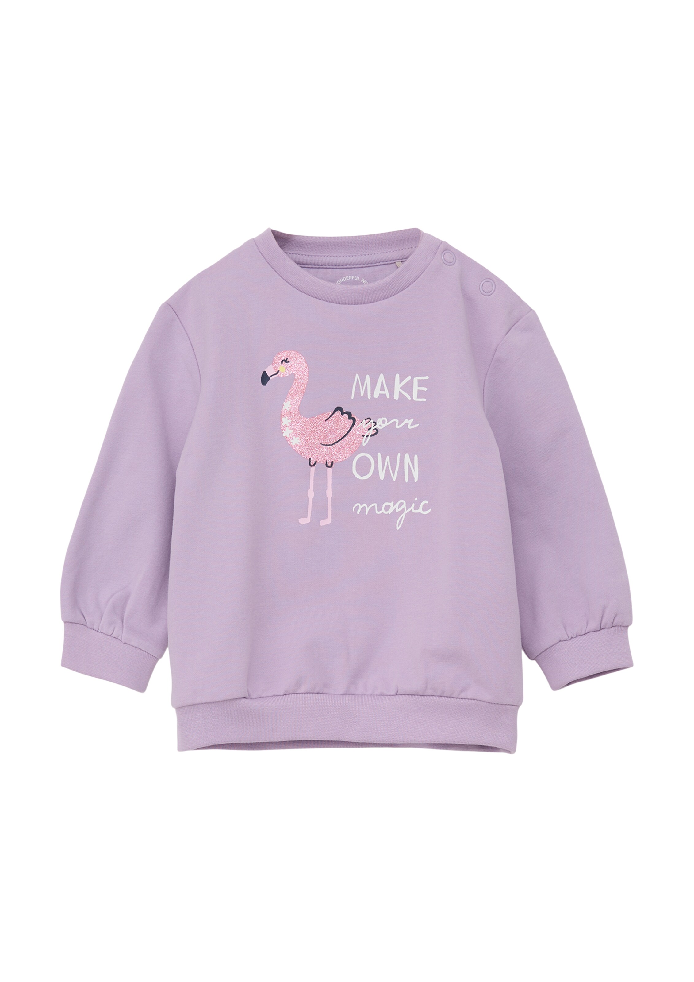 s.Oliver Sweatshirt in Lila: voorkant