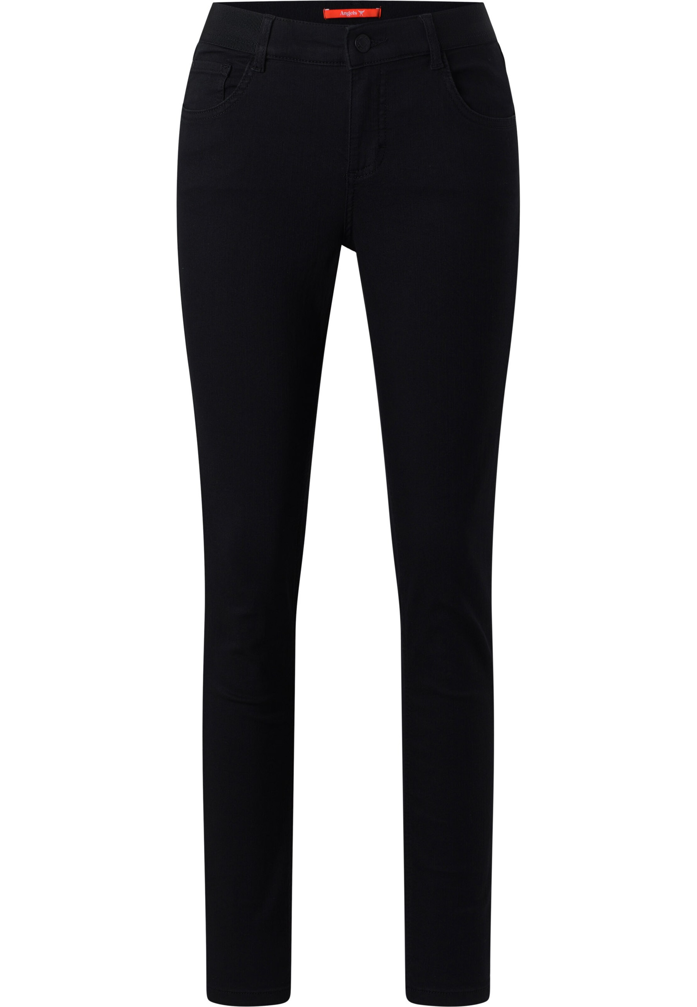 Slimfit Jeans di Angels in nero: frontale