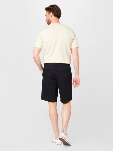 UNITED COLORS OF BENETTON Ohlapna forma Chino hlače | črna barva