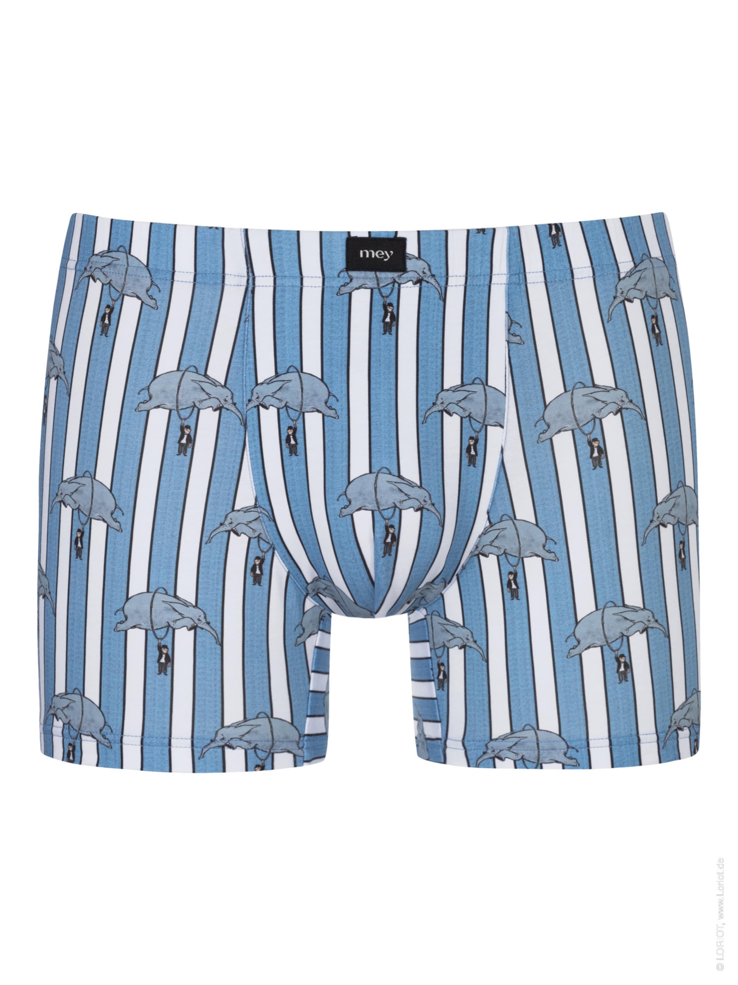 Mey Boxers en S en bleu / blanc, Vue avec produit