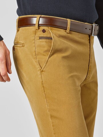 Meyer Hosen Slim fit Chino Pants 'Bonn' in Brown