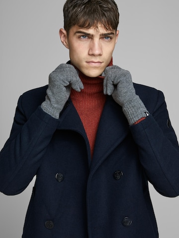 JACK & JONES Full finger gloves 'Barry' in Grey