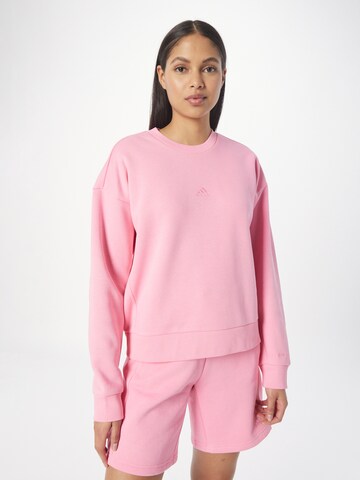 ADIDAS SPORTSWEAR Sportief sweatshirt 'All Szn Fleece' in Roze: voorkant