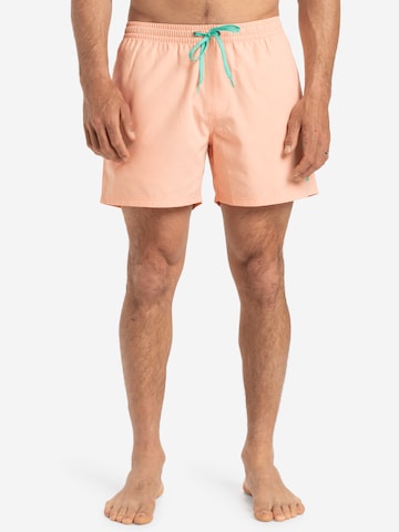 QUIKSILVER Badeshorts 'Everyday Solid Volley 15' in Orange: Vorderseite
