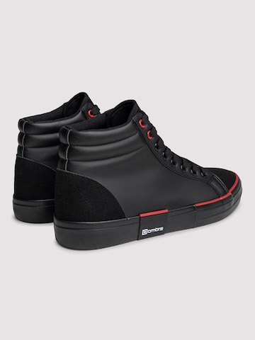 Ombre Sneakers hoog in Zwart