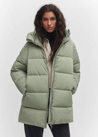 MANGO Zimná bunda 'Tokyo' - Zelená: predná strana