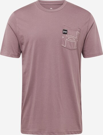 UNDER ARMOUR Funkcionalna majica 'Elevated Core' | roza barva: sprednja stran