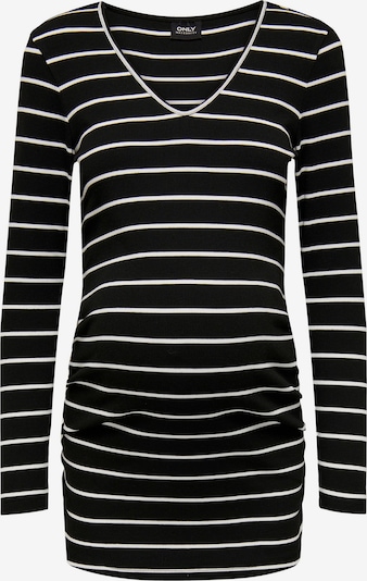 Only Maternity Shirt in de kleur Zwart / Wit, Productweergave