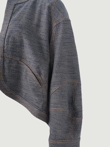 yoligex Janker 'Women's Fashion Loose Cardigan Jacket - Blue'‌‌‌‌‌‌‌‌ in Blau