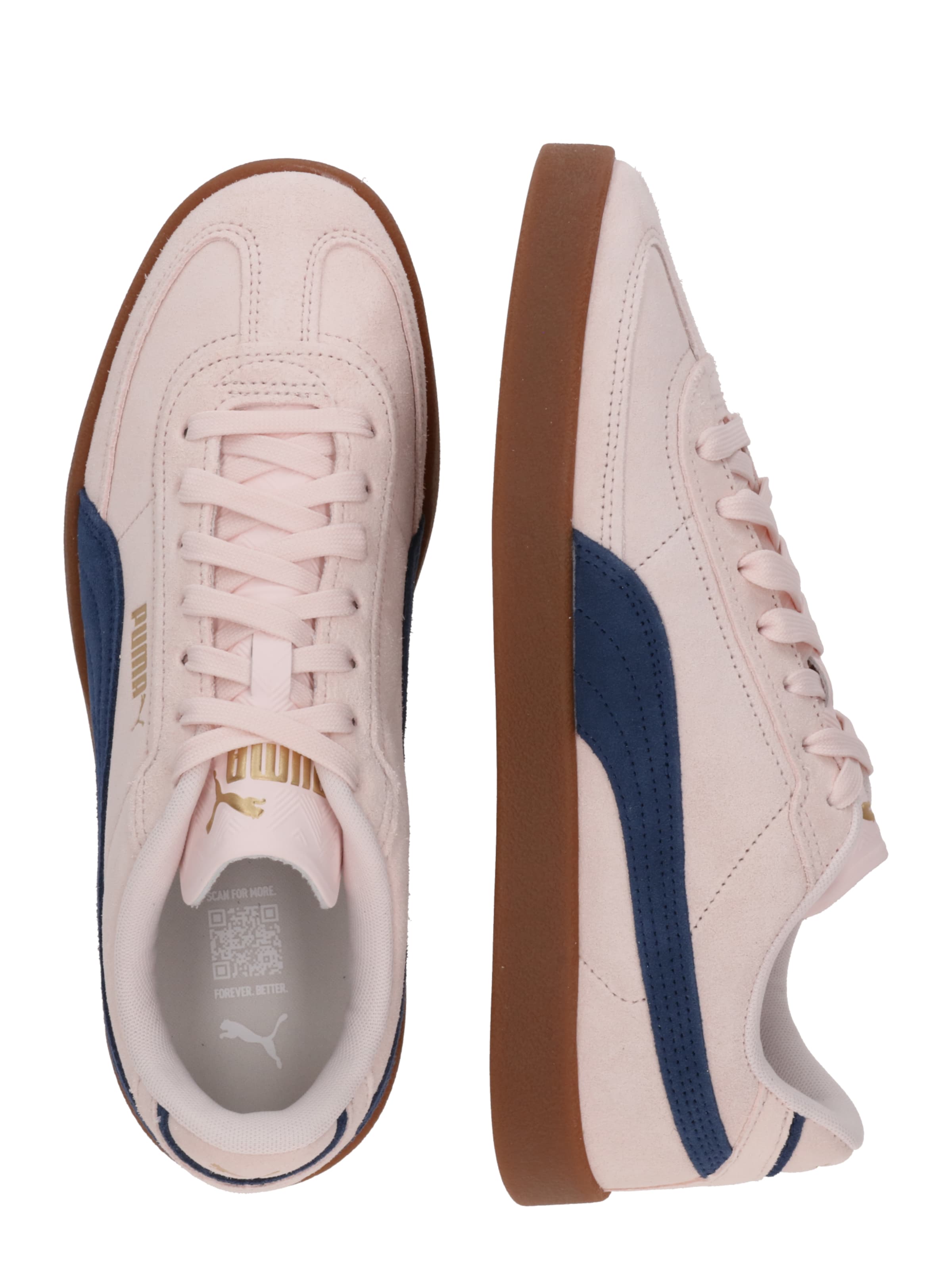 PUMA Низкие кроссовки 'Club II Era' в Ярко-розовый