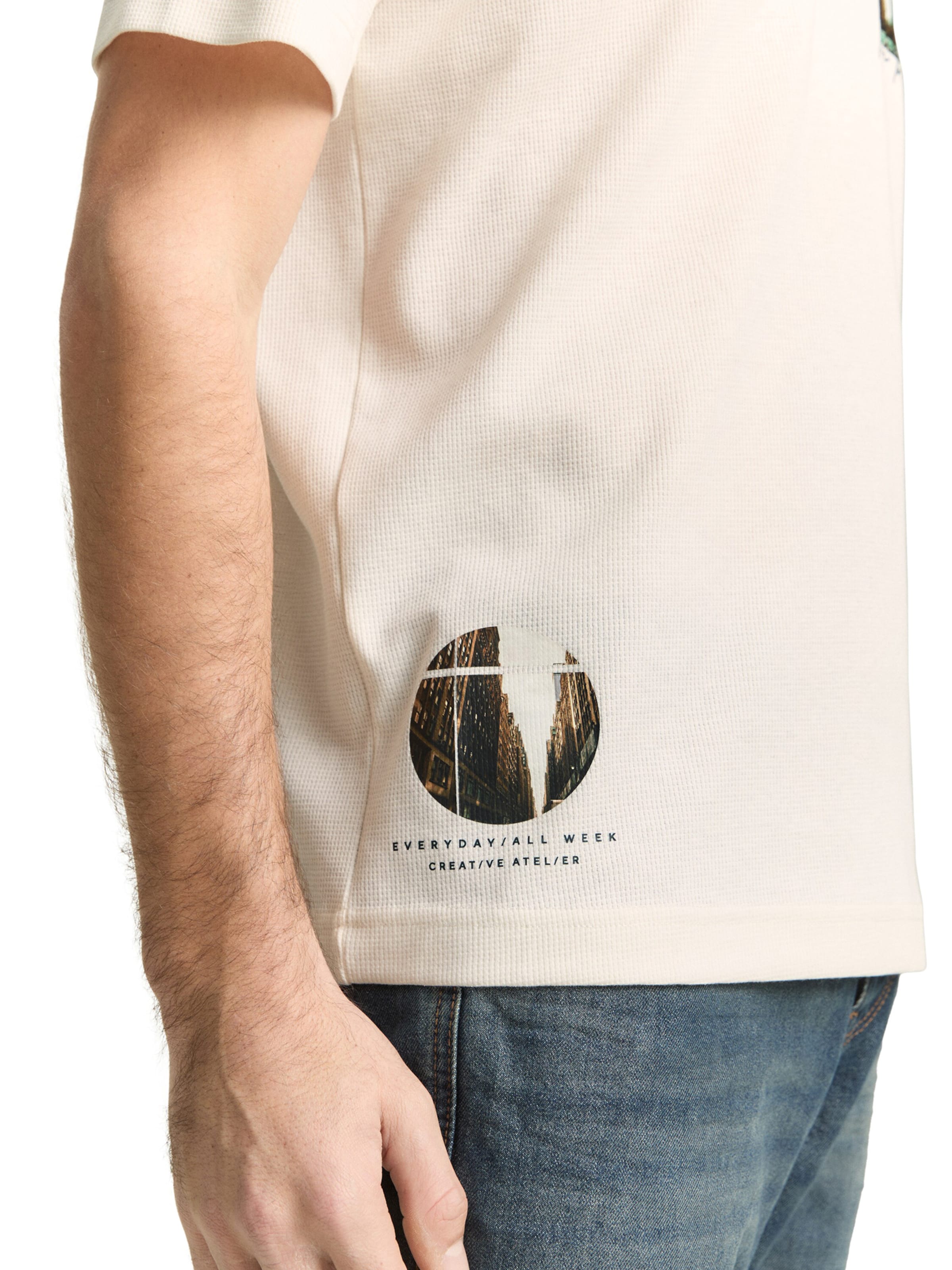 TOM TAILOR - Camiseta en blanco