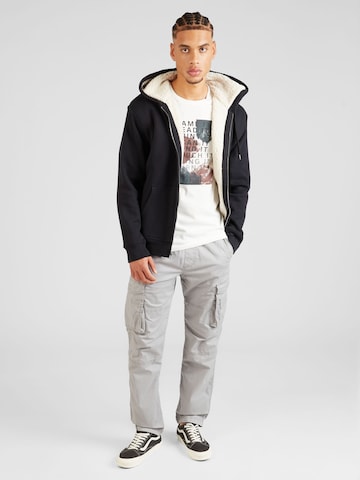 HOLLISTER Sweatjacke in Schwarz