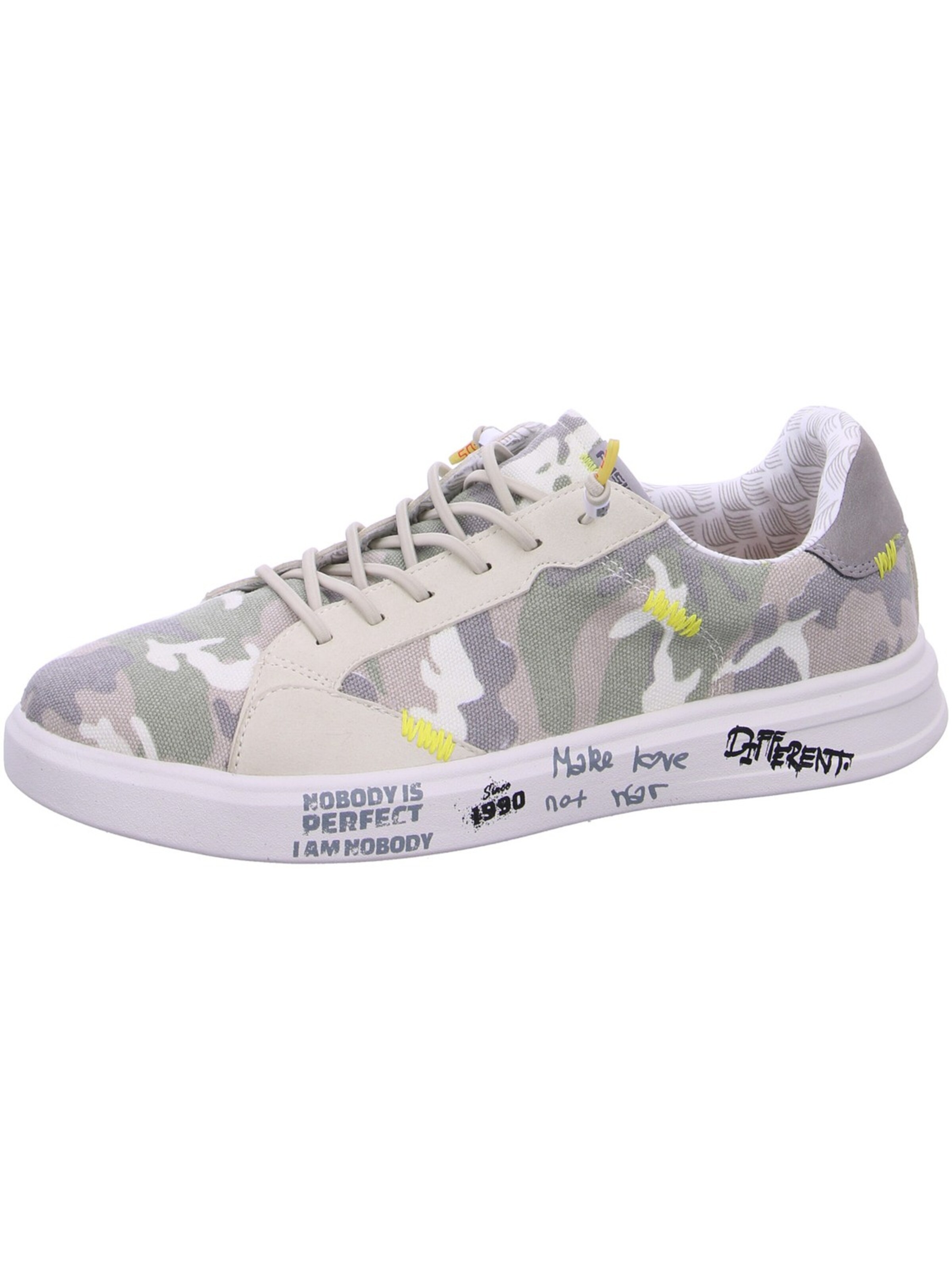 Fusion Schnürschuh 'Fusion Sneaker Grün'‌‌‌‌‌‌‌‌ in Grün: Vorderseite