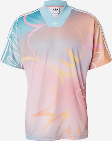 oranžinė ADIDAS ORIGINALS Marškinėliai 'PRIDE': priekis