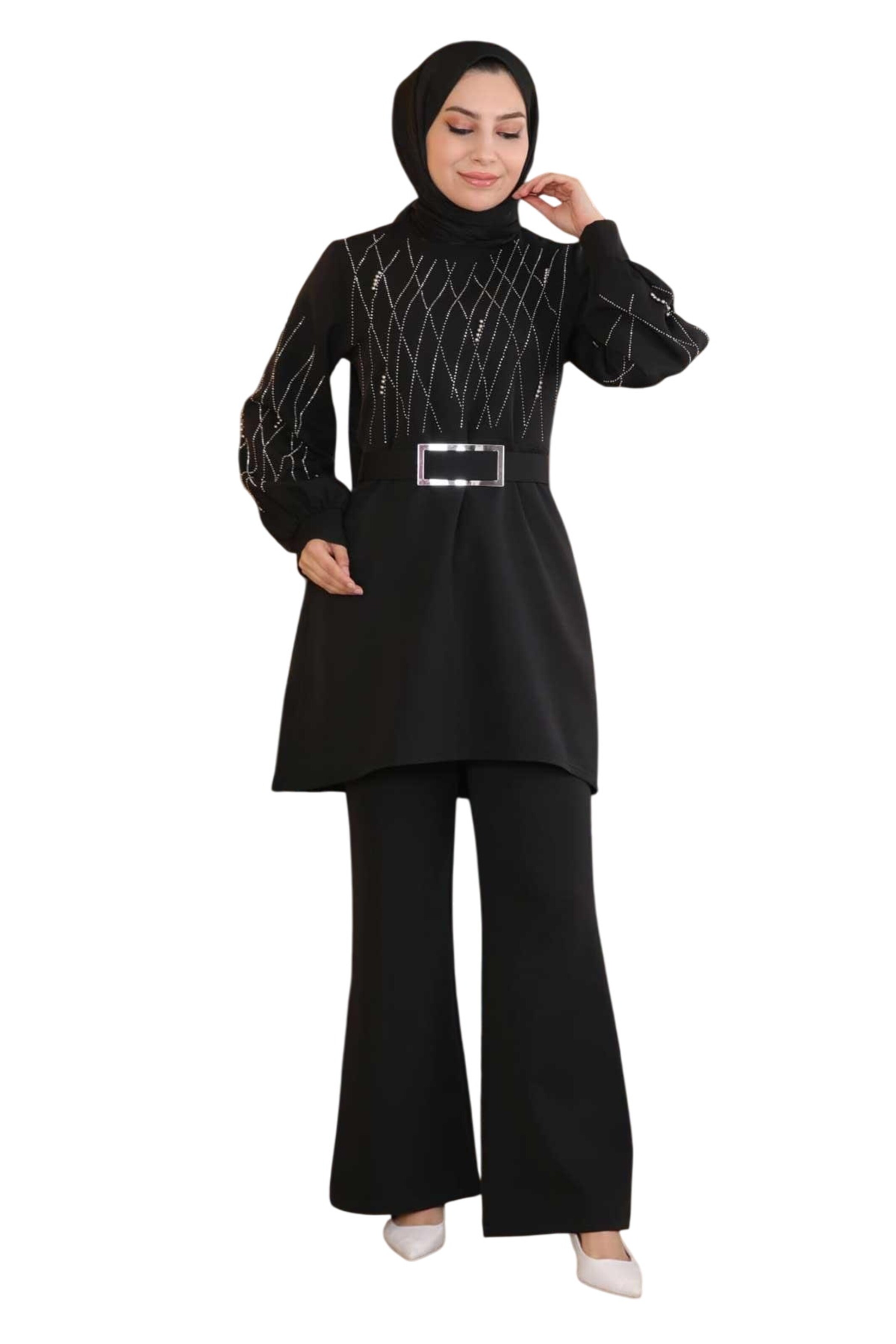 MODAMIHRAM Set in Schwarz