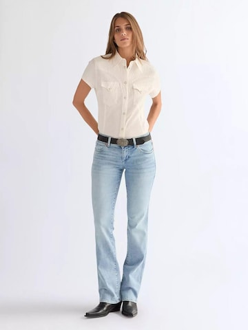 WRANGLER Bootcut Džínsy - Modrá