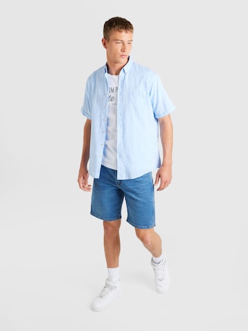 Jack's Comfort fit Button Up Shirt in Blue