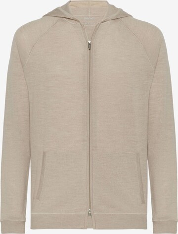 Boggi Milano Knit cardigan in Beige: front