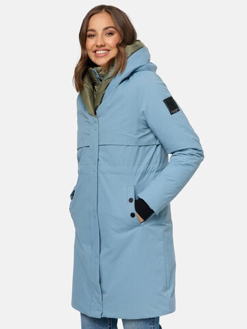 NAVAHOO Raincoat 'Snowelf' in Blue: front