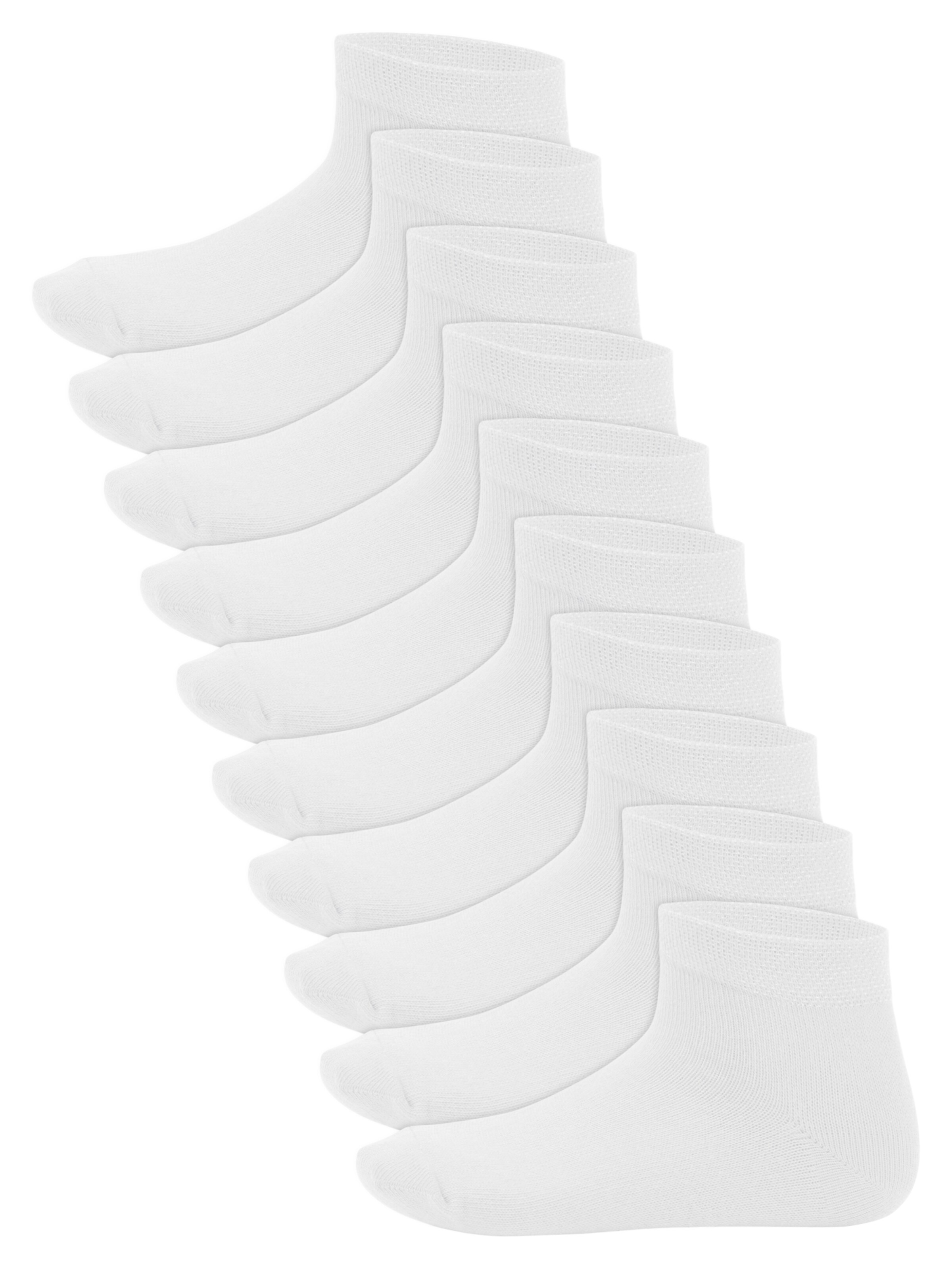 footstar Socks 'EVERYDAY!' in White: front