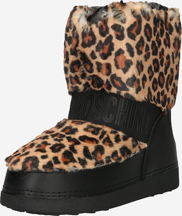 Love Moschino - Botas de neve em castanho: frente