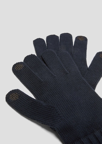 s.Oliver Full Finger Gloves in Blue