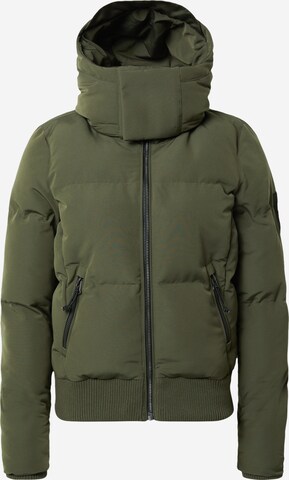 Superdry Winter Jacket 'Everest' in Green: front