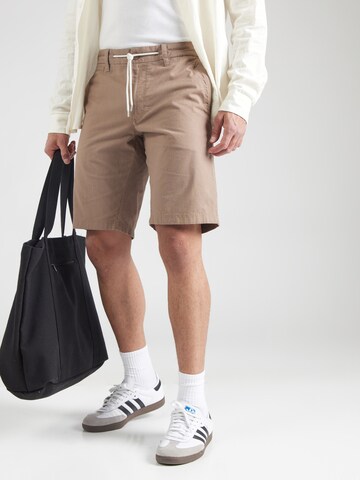 regular Pantaloni chino 'Phoenix' di s.Oliver in marrone: frontale
