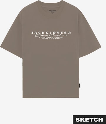 JACK & JONES Shirt in Brown: front