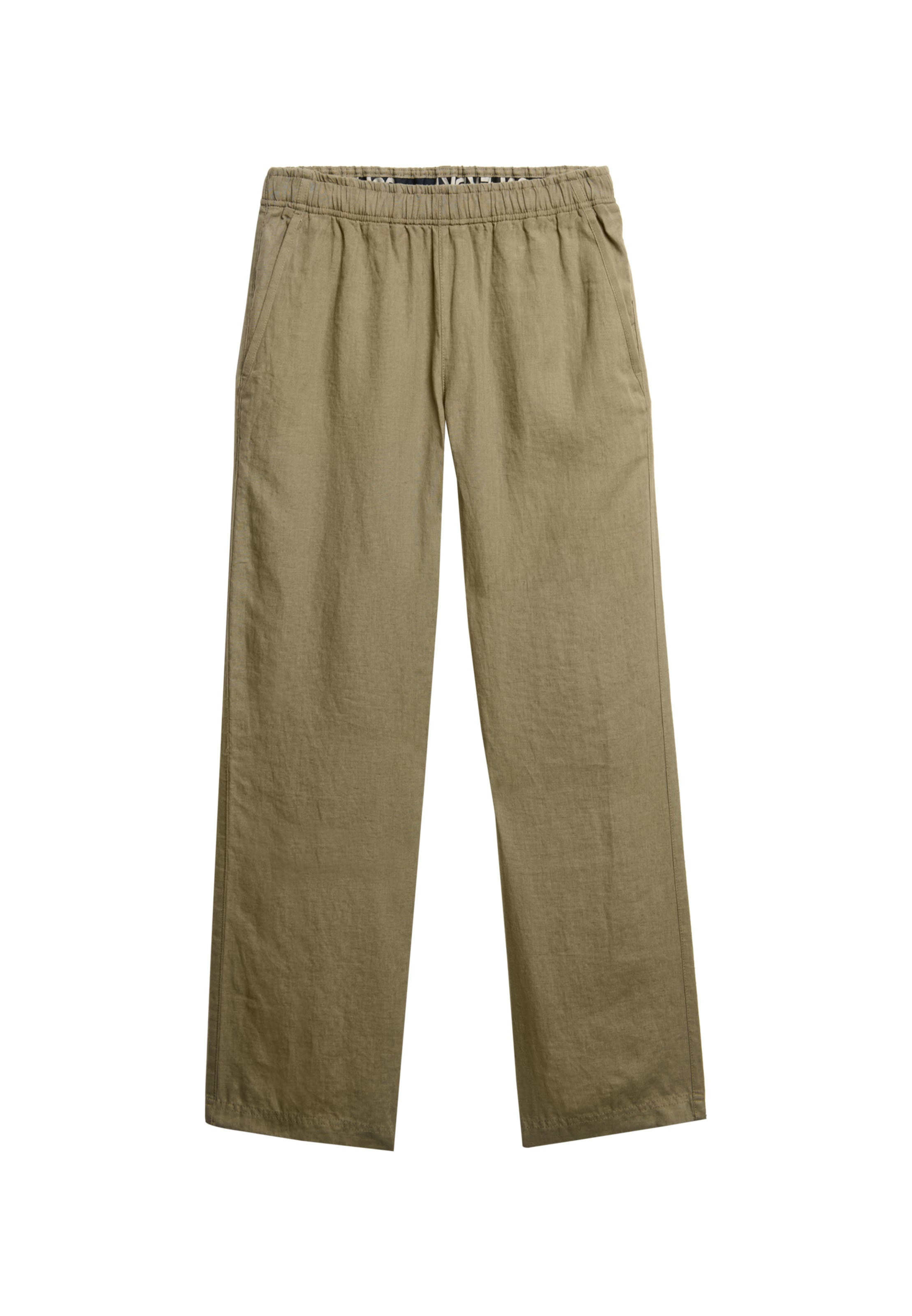 Superdry Regular Broek in Groen: voorkant