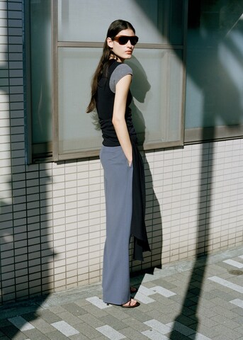 MANGO Regular Pants 'Uma' in Blue