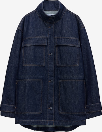 Adolfo Dominguez Välikausitakki värissä sininen: etupuoli