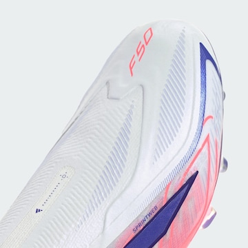 Chaussure de foot 'F50 Hyperfast Elite' ADIDAS PERFORMANCE en blanc