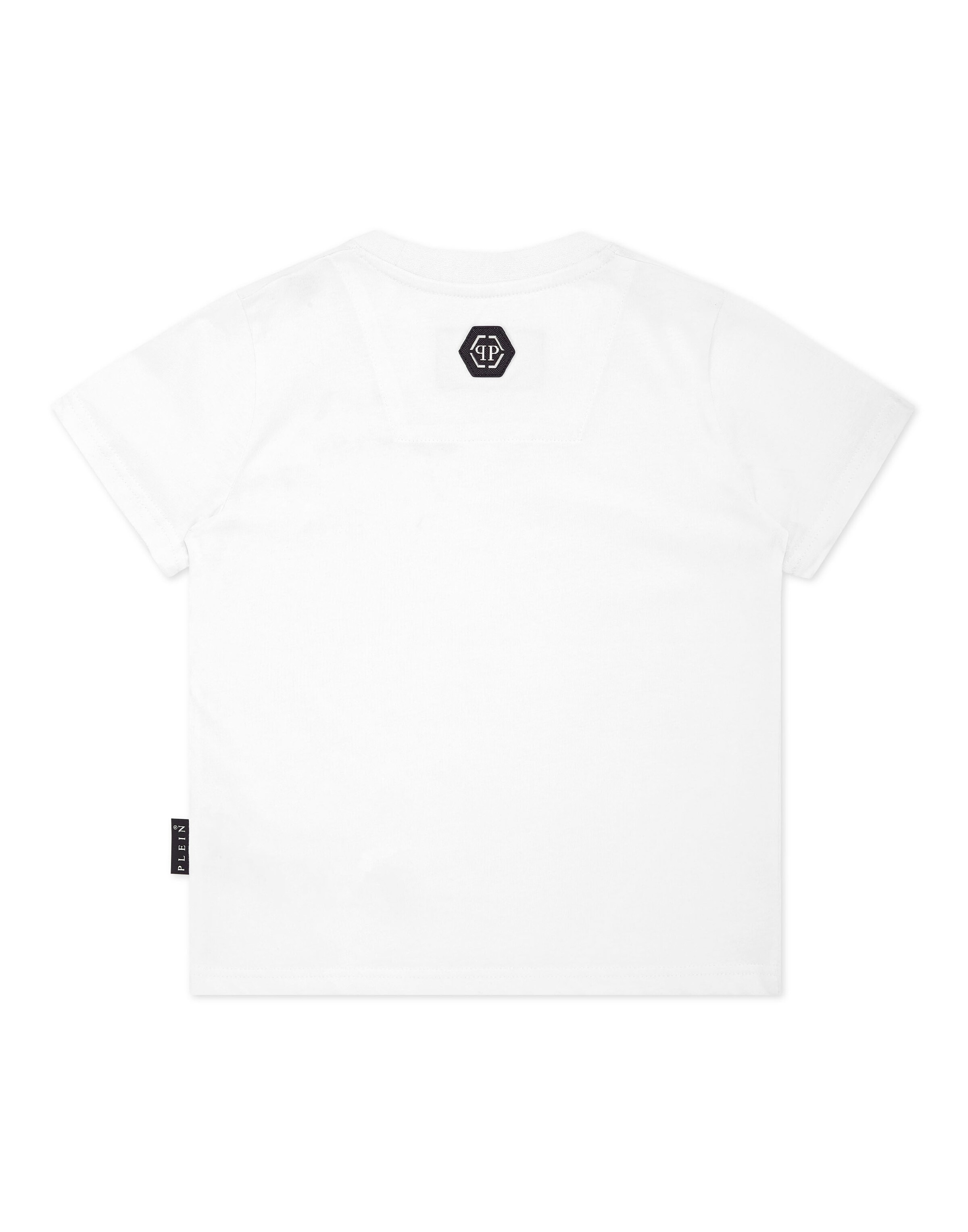 Philipp Plein - Camiseta 'Racing' en blanco