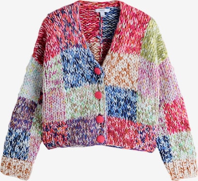 Kardiganas iš Next, spalva – mėlyna / šviesiai žalia / kraujo spalva / balta, Prekių apžvalga