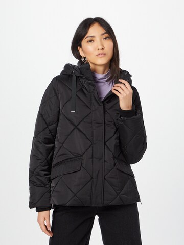 s.Oliver BLACK LABEL Übergangsjacke in Schwarz: predná strana