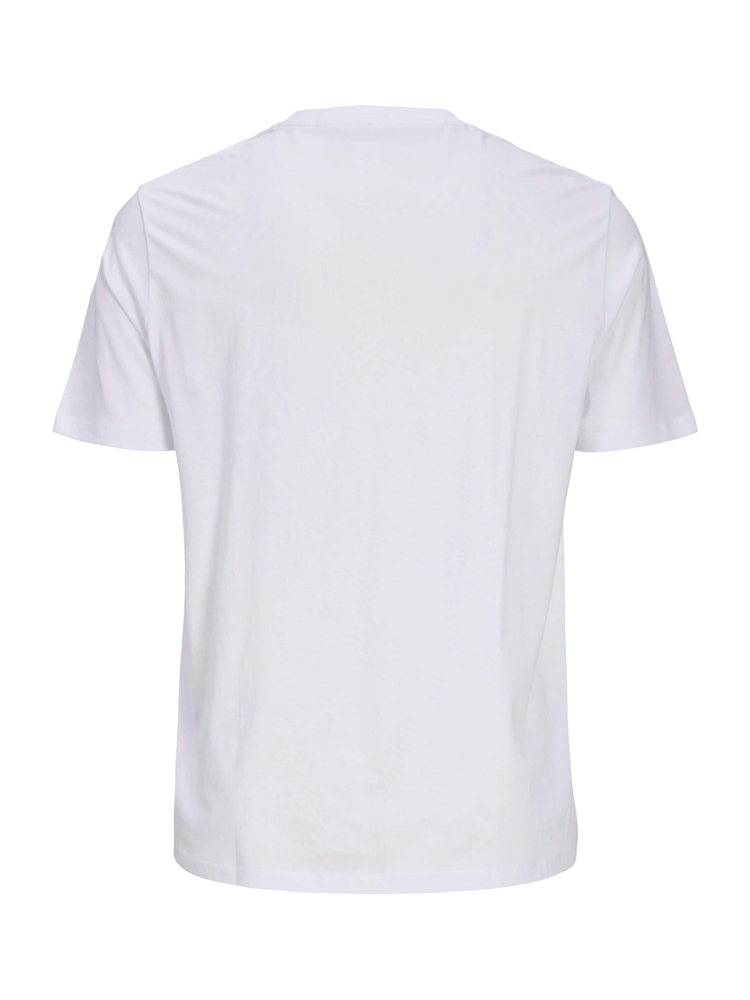 Jack & Jones Plus Majica 'JPRBLANEO' | bela barva