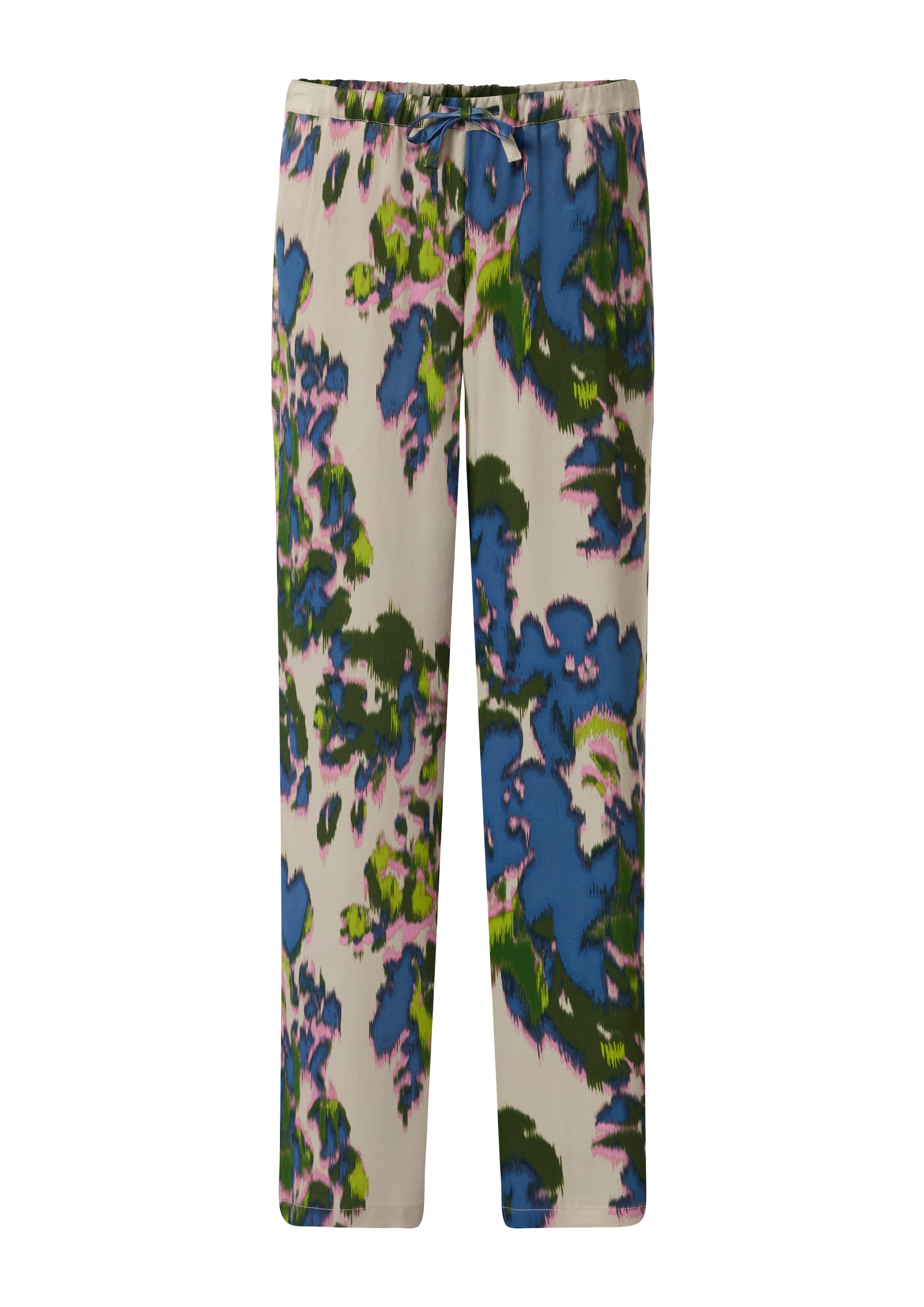 Wide Leg Pantalon COMMA en beige : devant