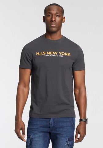 H.I.S Shirt in Grey: front