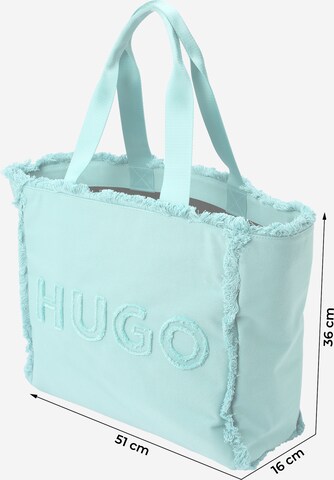 HUGO Μεγάλη τσάντα 'Becky' σε μπλε