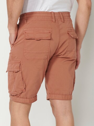 KOROSHI Regular Trousers in Orange