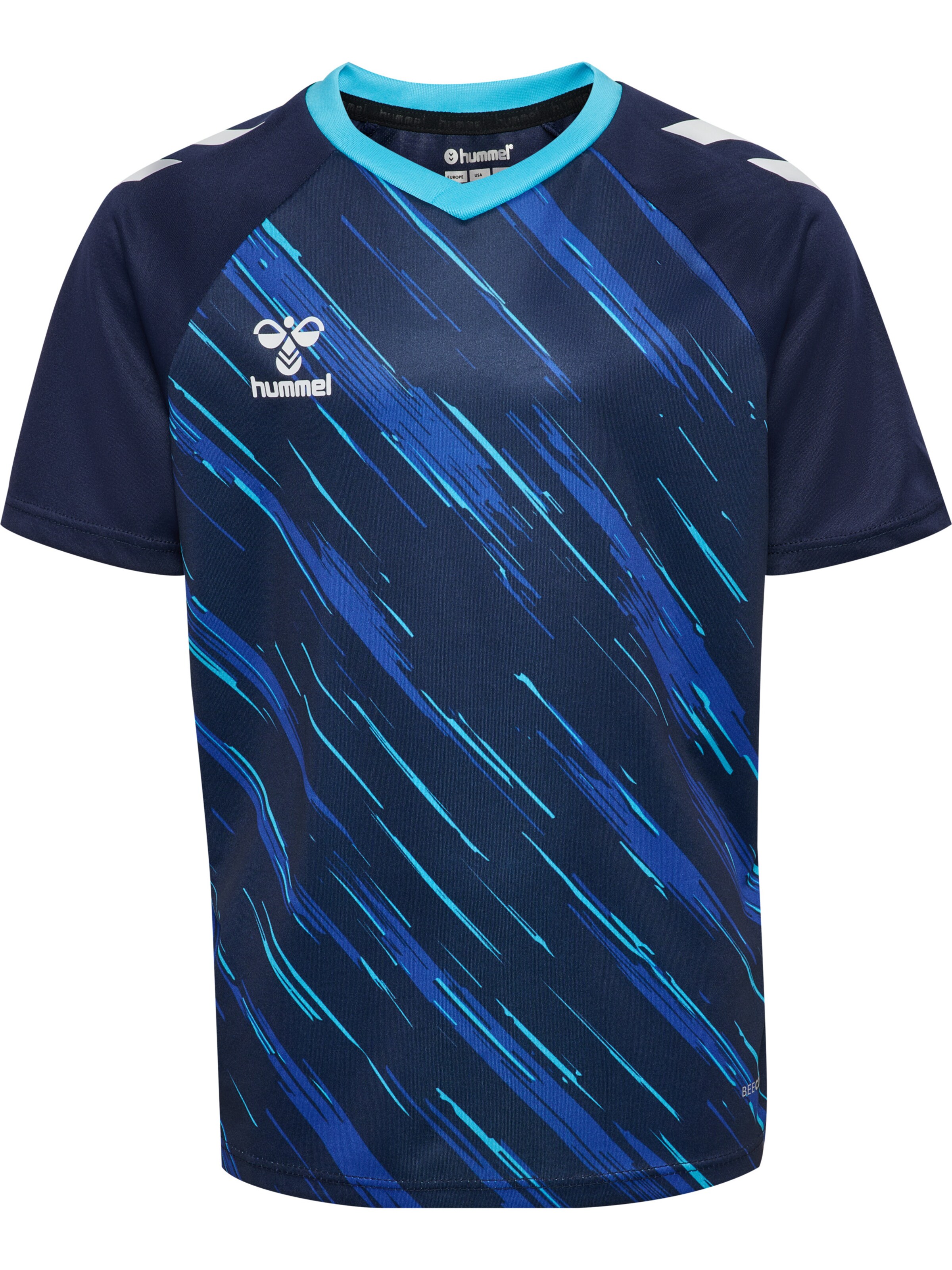 Hummel Functioneel shirt in Blauw: voorkant
