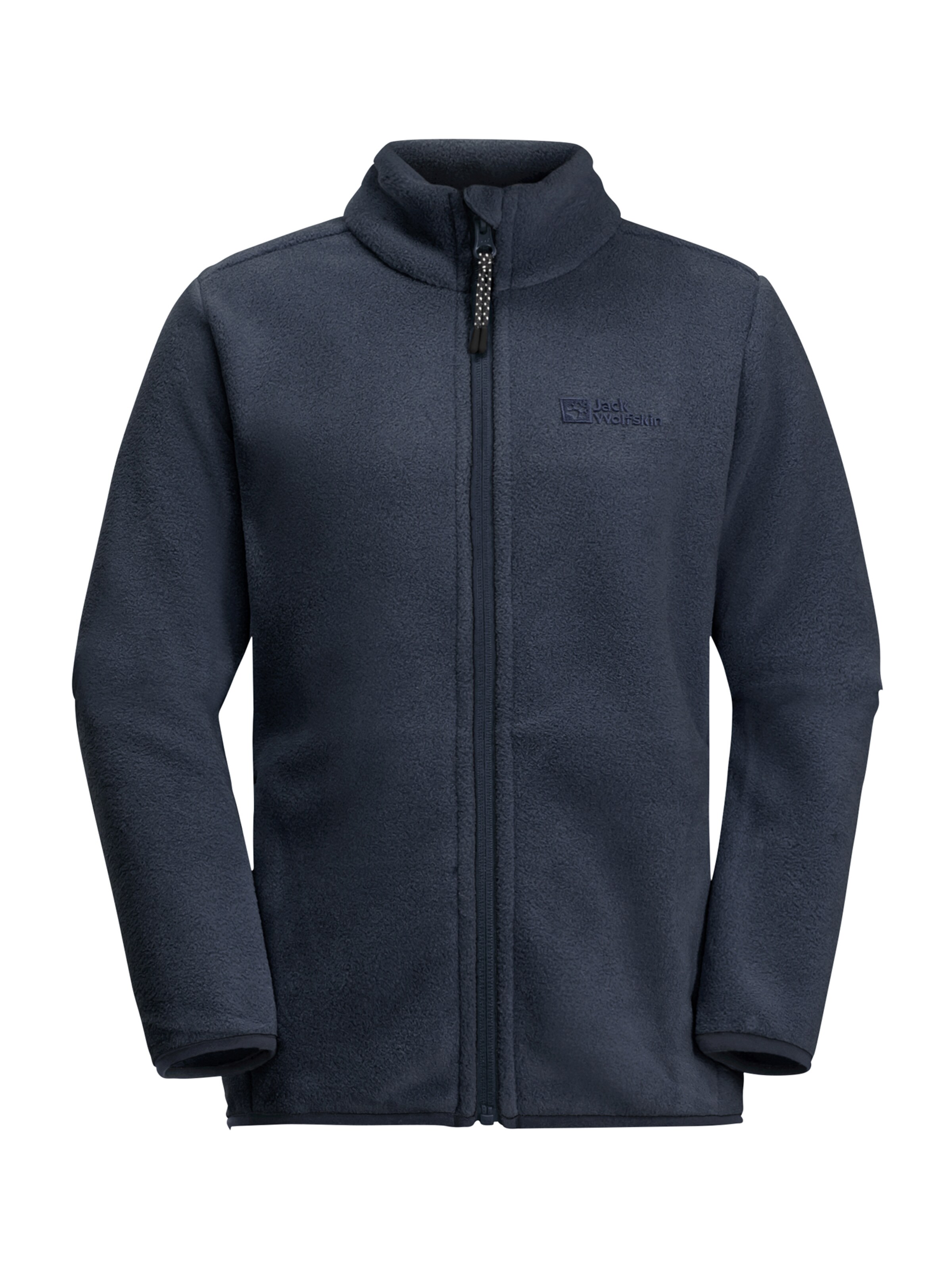 JACK WOLFSKIN Athletic fleece jacket 'Winterstein' in Blue: front