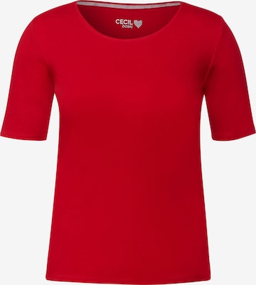 CECIL T-Shirt 'Lena' in Rot: predná strana