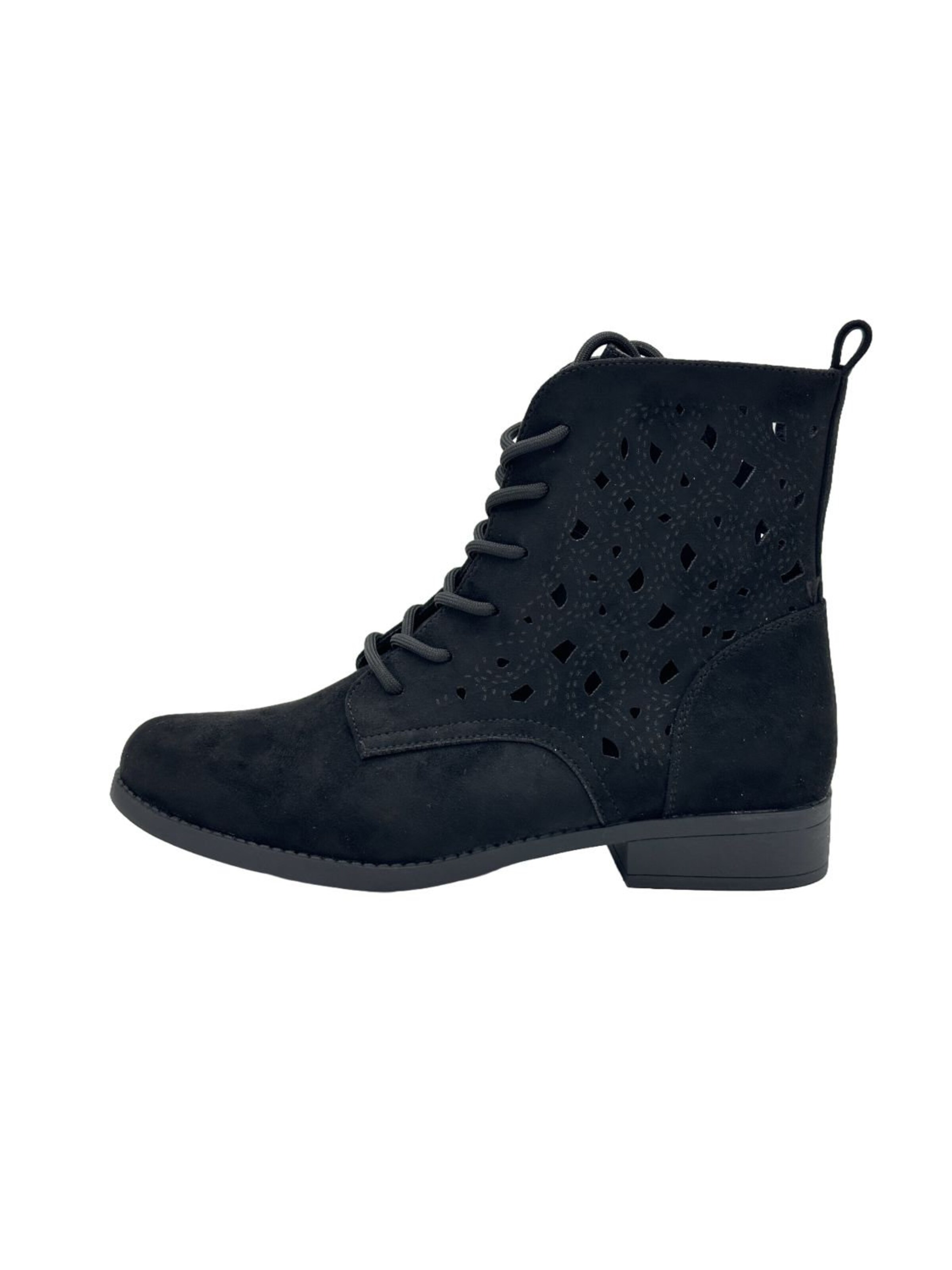 Nowaland Schnürstiefelette‌ in Schwarz