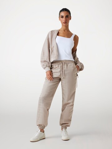 GUESS Tapered Pants in Beige