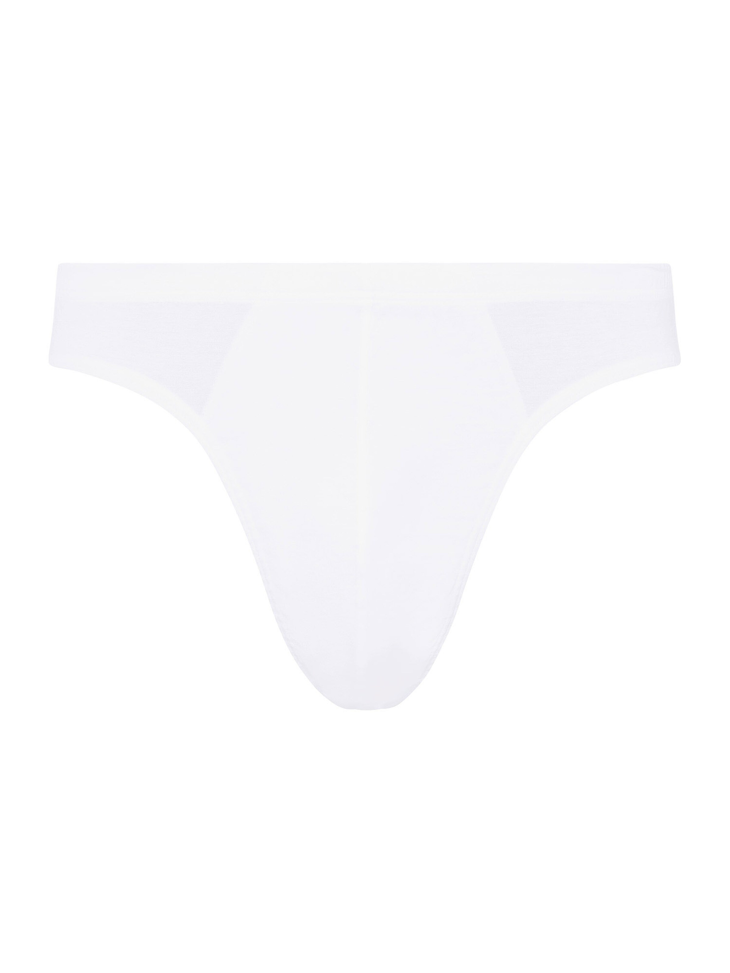 Hanro - Cueca ' Cotton Sporty ' em branco: frente